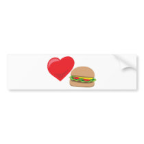 Burger Love! Customizable: bumper stickers by Joee3030 Burger Love! Customizable: bumper stickers
