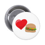 Burger Love!  Customizable: Button