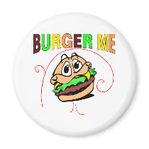 Burger Me magnets by FastFood Burger Me magnets