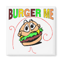 Burger Me magnets by FastFood Burger Me magnets