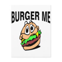 Burger Me postcards by FastFood Burger Me postcards