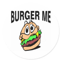 Burger Me stickers