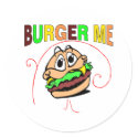 Burger Me stickers