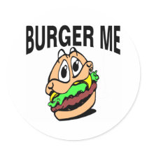 Burger Me stickers