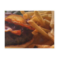 Burger Postcard