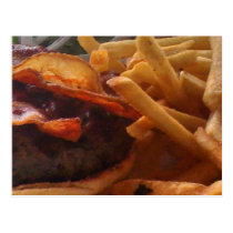 Burger Postcard postcards