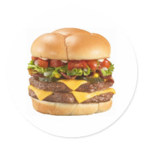 Burger stickers stickers