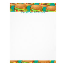 Burger Wallpaper, Burger Wallpaper, Your Name, ... Letterhead