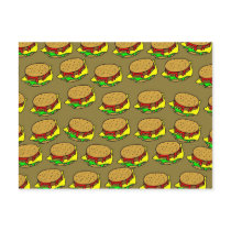 Burger Wallpaper postcards by prawny Burger Wallpaper postcards