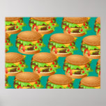 Burger Wallpaper Poster