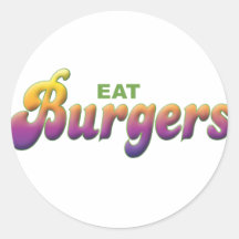 Burgers, Eat Stickers