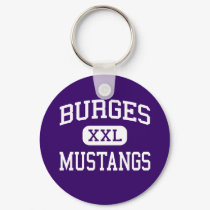Burges - Mustangs - High School - El Paso Texas keychains by customteamsportswear Burges - Mustangs - High School - El Paso Texas keychains