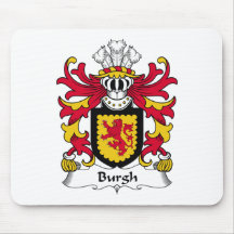 Burgh Family Crest Mouse Mats
