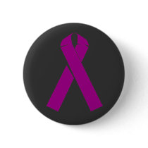 Burgundy Awareness Ribbon Products Pinback Button