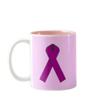 Burgundy Awareness Ribbon Products Mug