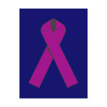 Burgundy Awareness Ribbon Products Postcards