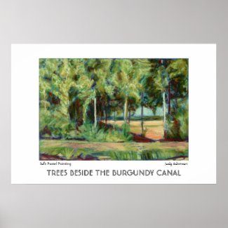 Burgundy Canal Print or Poster print