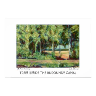 Burgundy Canal Print or Poster print