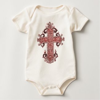 Burgundy Cross Creeper shirt