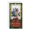 Burgundy Fir Tree Traditional Photo Cards photo cards by cutencomfy Burgundy Fir Tree Traditional Photo Cards photo cards
