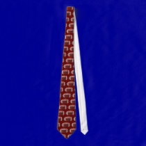 Burgundy Football Tie