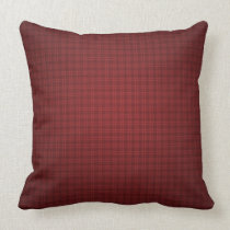 Burgundy Plaid pillows
