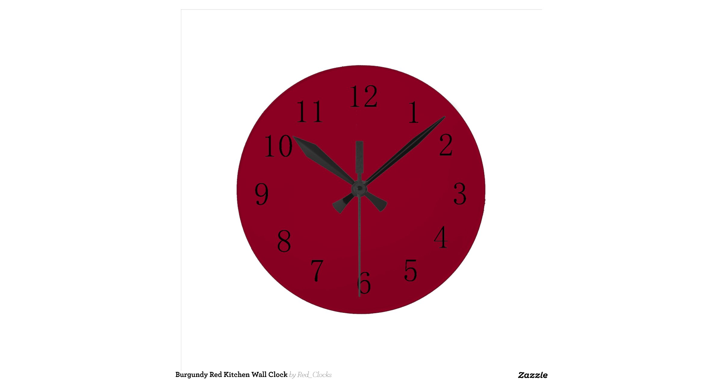 burgundy_red_kitchen_wall_clockr1726927581df442a9397c0e67e9fe4f3_fup1s