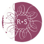 Burgundy Romantic Rosette