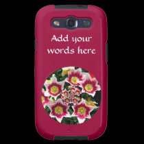 Burgundy & White Tulips w/ "feedback" effect casemate cases