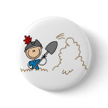 Buried Treasure Pirate Button