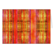Buring Reds Abstract Modern Art Note Cards cards