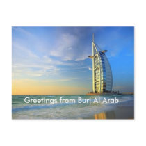 burj al arab, Greetings from Burj Al Arab postcards