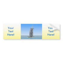 Burj Al Arab Hotel Dubai: 3D Model: Bumper Sticker