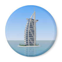 Burj Al Arab Hotel Dubai: 3D Model: Refrigerator Magnets