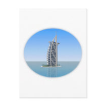Burj Al Arab Hotel Dubai: 3D Model: postcards