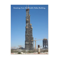 Burj Dubai postcards