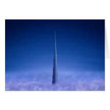 Burj Khalifa Greeting Card
