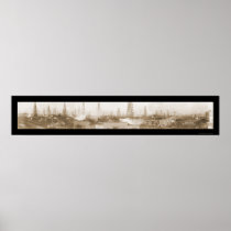 Burkburnett TX Oil Photo 1919 Poster