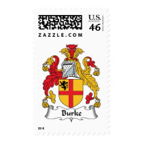 Burke Family Crest postage