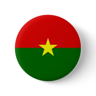 Burkina Faso Button by greenbuttons
