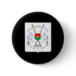 Burkina Faso Coat of Arms Pinback Button