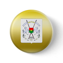 Burkina Faso Coat of Arms Pinback Buttons
