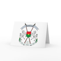 Burkina Faso Coat of Arms Greeting Card