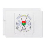 Burkina Faso Coat of Arms Custom Announcements
