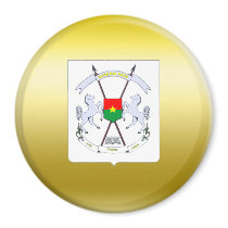 Burkina Faso Coat of Arms Fridge Magnet