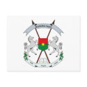 Burkina Faso Coat of Arms Postcard