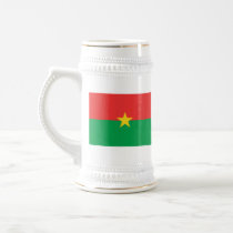 Burkina Faso Flag and Map Mug