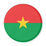 Burkina Faso Flag BF magnets