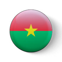 Burkina Faso Flag Button