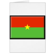 Burkina Faso Flag cards